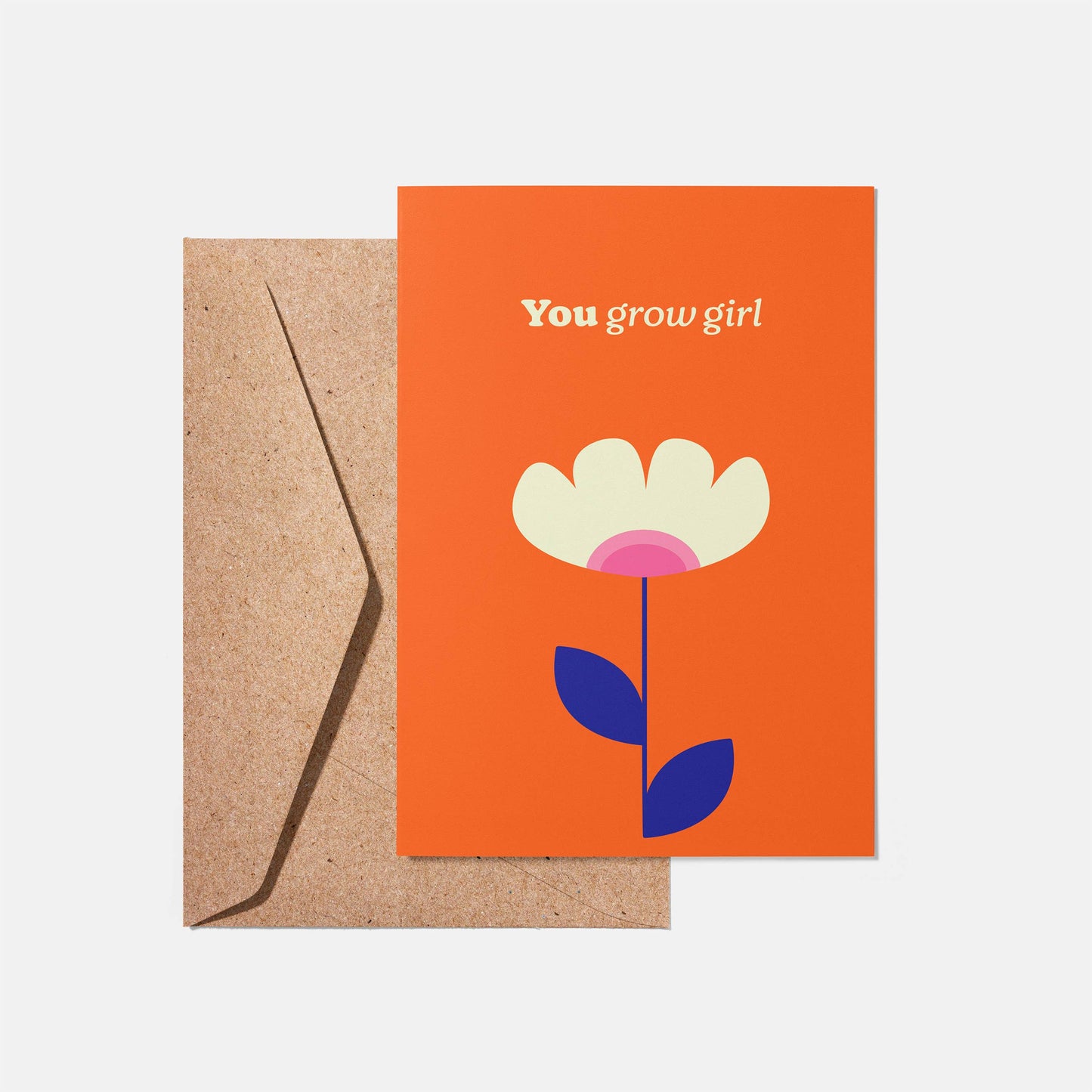 You Grow Girl!, Bloom Collection, A6 Greeting Card