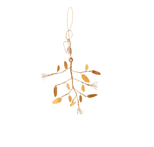 Gold bead flower Branch