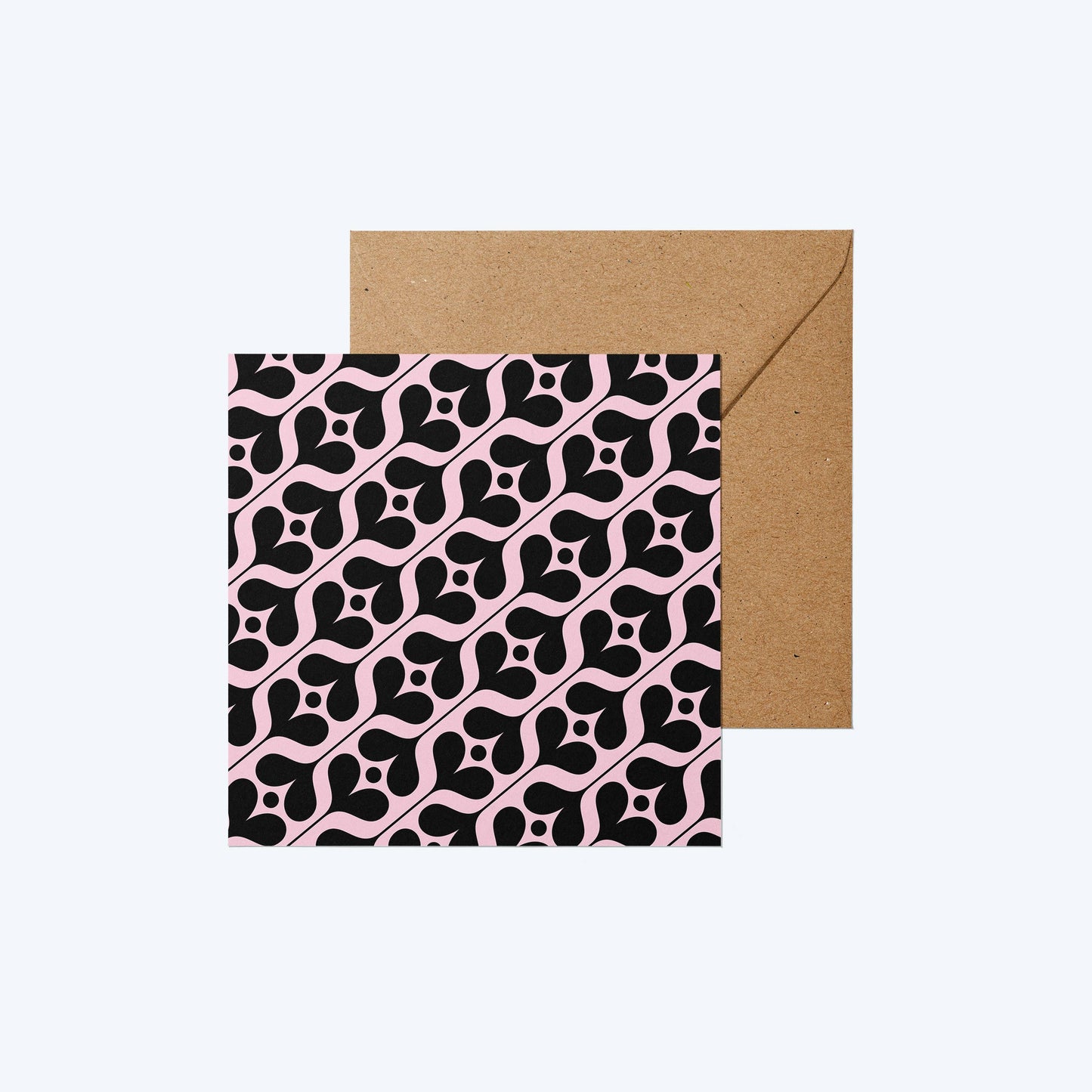 Sweetpea Mono — Valentine's Greeting Card + Env