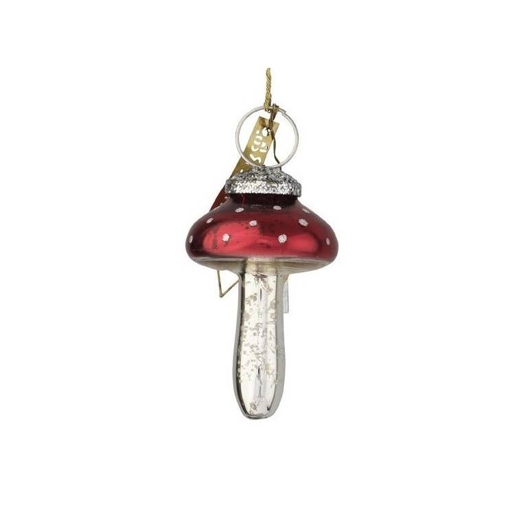 Mushroom red, glass