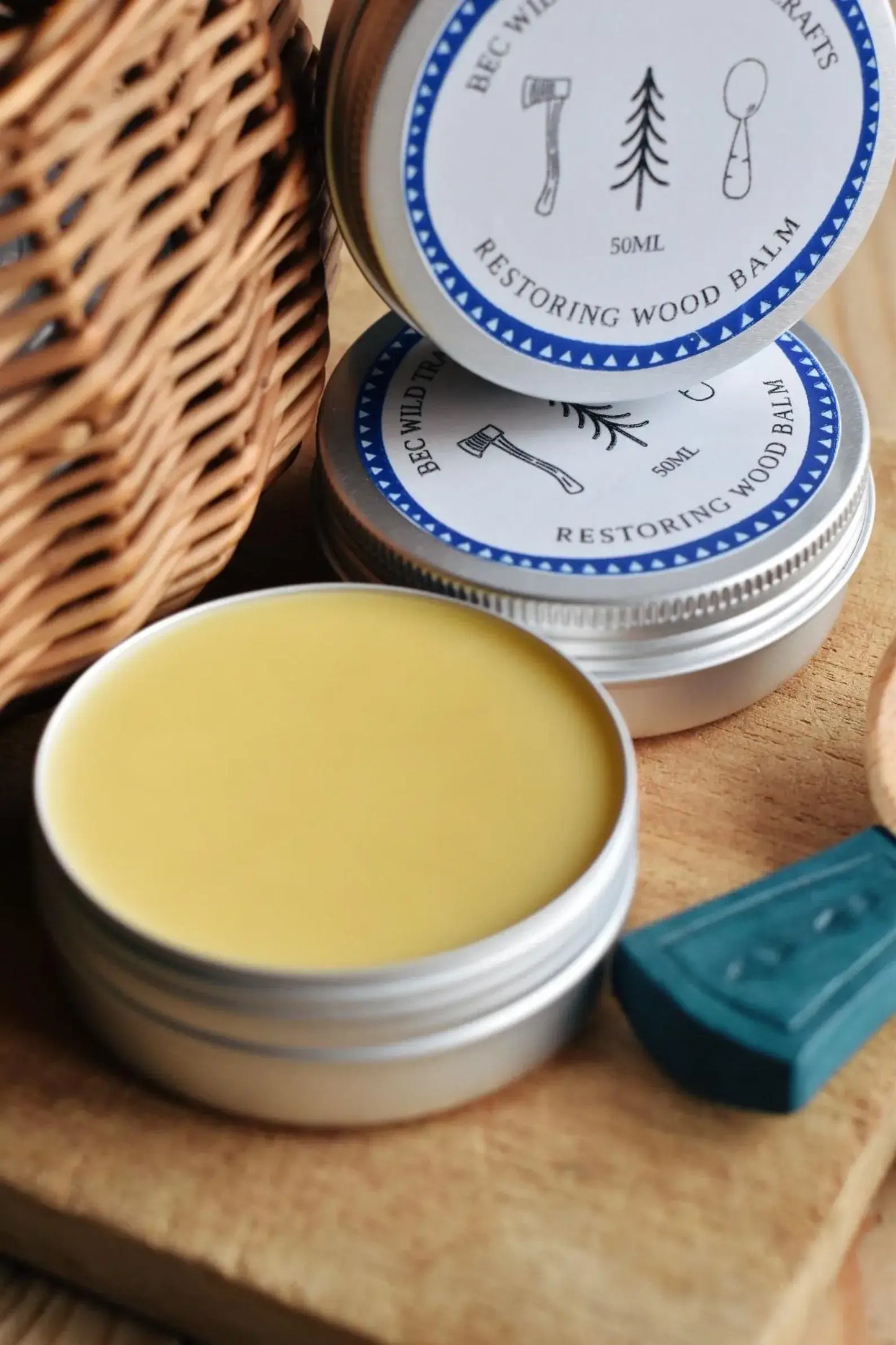 Beeswax Wood Balm For Utensils And Chopping Boards