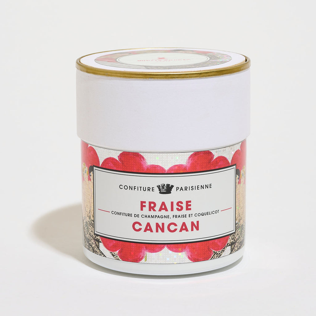 Fraise Cancan - Strawberry champagne poppy jam x Moulin Rouge