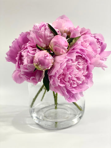 Dining - 6 stems of lilac pink peonies